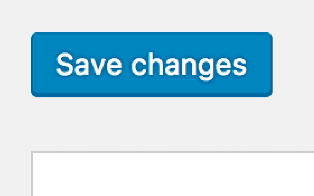 「Save cahnges」をクリック