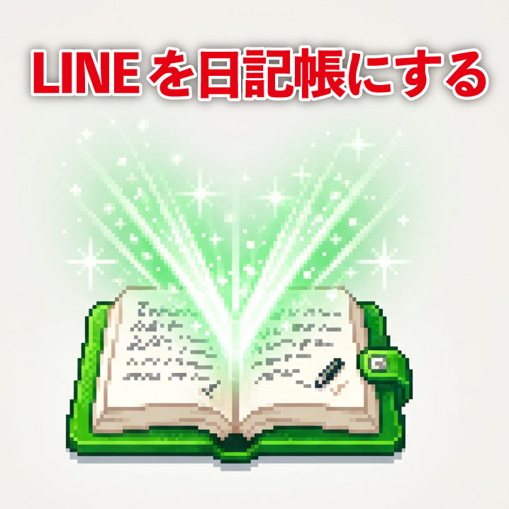 LINEを日記帳にする方法